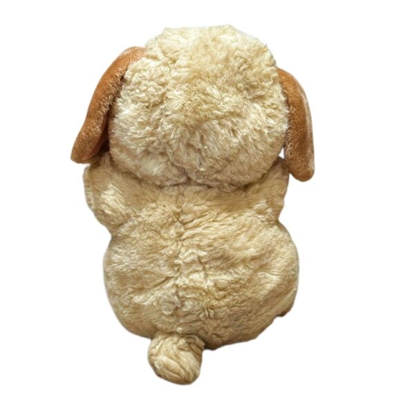 Vintage Applause Little Beggar Dog Plush 1980s Tan Puppy Stuffed Animal NO BIB - Picture 4 of 10